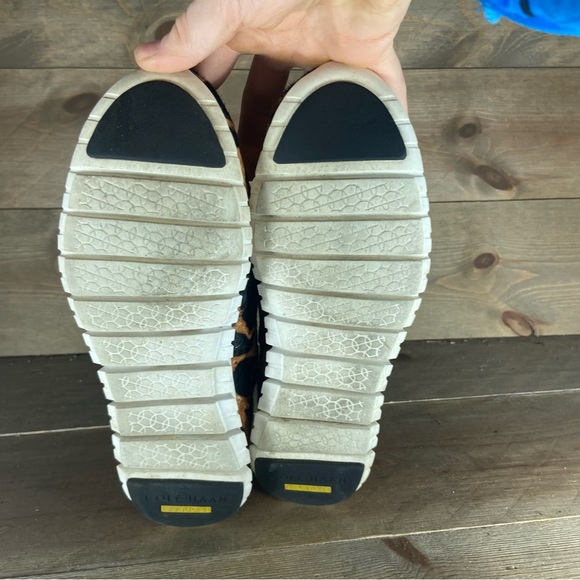 Cole haan zerogrand chukka Womens size 7 shoes leopard print slip on boots - Picture 7 of 8